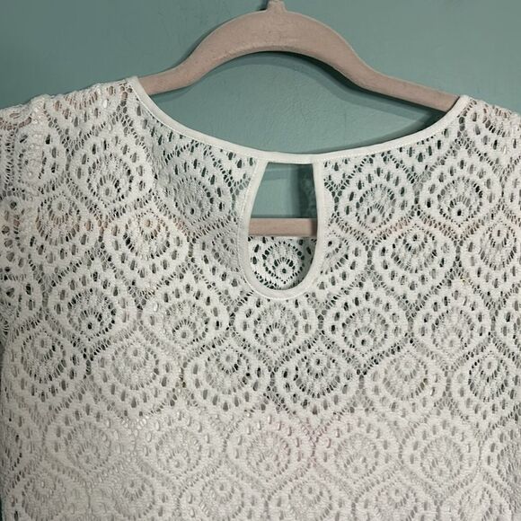 NEW LILLY PULITZER FONTAINE RESORT WHITE FLOWING LEAF DRESS - Picture 8 of 9